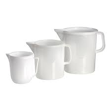 Messbecher Kunststoff weiss - 5 L